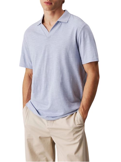 Polo in misto lino/cotone Calvin Klein Calvin Klein | K10K114136DWE